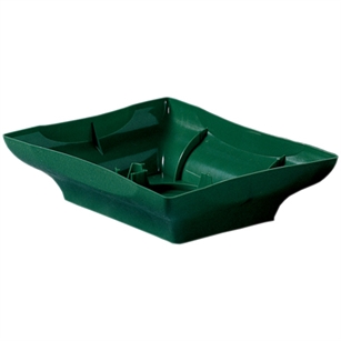 8" Centerpiece Tray, Green,  Pack Size: 48