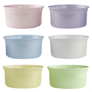 6" Cache Dish, Seaside Pastel Assortment,  Pack Size: 24