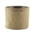 5" Round Burlap w/Glass, Natural Burlap,  Pack Size: 12