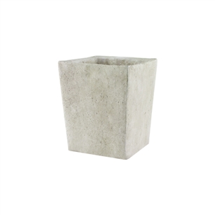 5 1/2" Tapered Square Vase, Weathered Slate,  Pack Size: 4