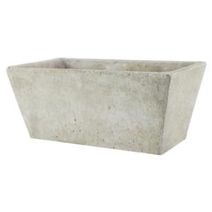 4 1/4"x9 1/2" Tapered Planter, Weathered Slate,  Pack Size: 4