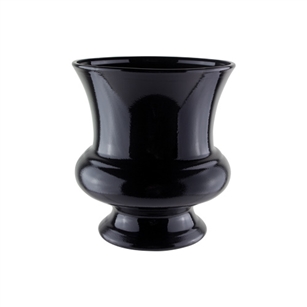 7 3/4" Designer Urn, Black,  Pack Size: 12