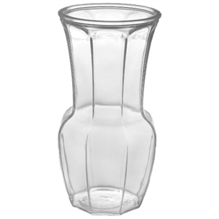 8 1/2" Rose Vase, Crystal,  Pack Size: 24