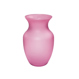 8" Rose Vase, Matte Blush Rose,  Pack Size: 6