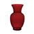 8 3/4" Spring Garden Vase, Ruby,  Pack Size: 6