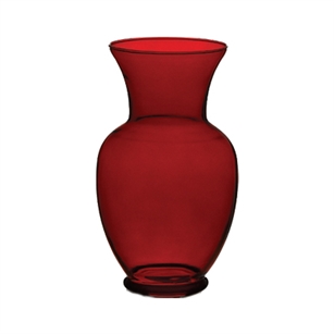 8 3/4" Spring Garden Vase, Ruby,  Pack Size: 6