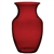 8" Rose Vase, Ruby,  Pack Size: 6