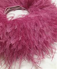 Ostrich Feather Fringe 5-6" Burgundy - 2 Yards