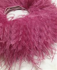 Ostrich Feather Fringe 6-7" Burgundy - 2 Yards