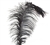 EXTRA LARGE, Ostrich Wing Plumes 25''-29'', Dyed Black (1/2 Pound)