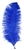 EXTRA LARGE, Ostrich Wing Plumes 25''-29'', Royal Blue (1/2 Pound)