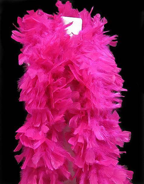 Turkey Flat Boas - 150 Gram - Fuchsia