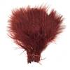 Strung Turkey Marabou 4-5" Dyed Burnt Sienna - Per 1/2 lb