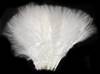 Strung Turkey Marabou 4-5" Bleached White - Per 1/2 lb