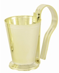 Small Pew Clips W/ Mint Julep Cups - Gold (Case of 24)
