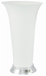 Trumpet Vase - White (Case of 12)