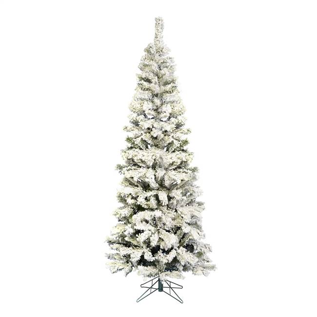 6.5' x 32" Flocked Pacific Tree 306T