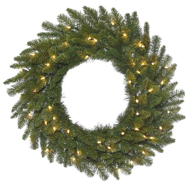 36" Durango Spruce Wreath Dura-lit 100CL