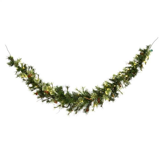 6' Mixed Country Garland 180T 50WmLED