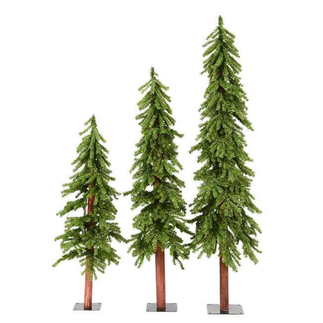 4' 5' 6' Natural Alpine Tree Set 1469T