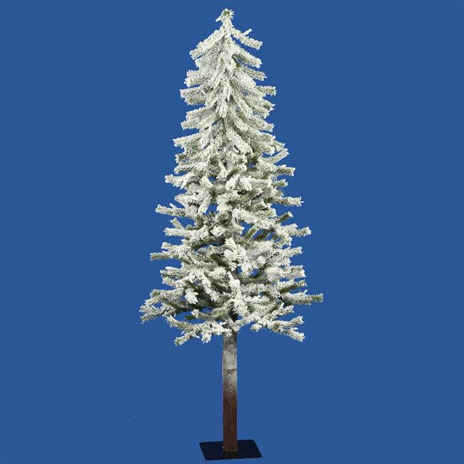 4' x 24" Flocked Alpine Tree 256T