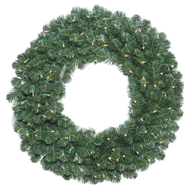 36" Oregon Fir Wreath Halves DuraL 100CL