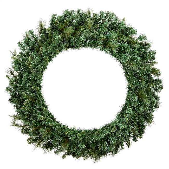 36" Mixed Brussels Wreath Dura-Lit 100CL