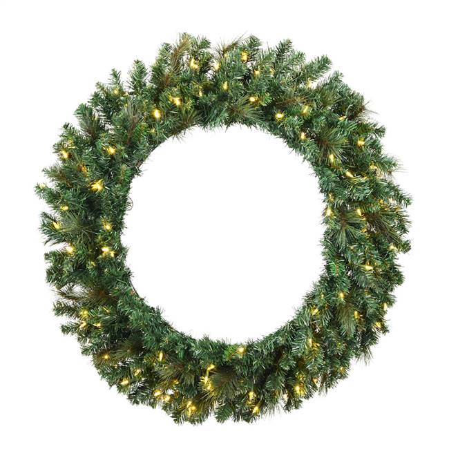 42" Mixed Brussels Wreath Dura-Lit 150CL