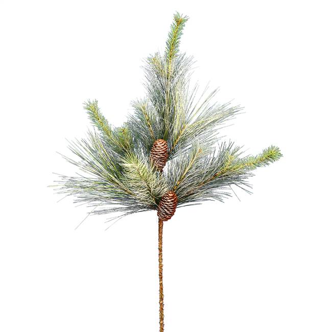 30" Frosted Myers Pine Spray 2/Pk
