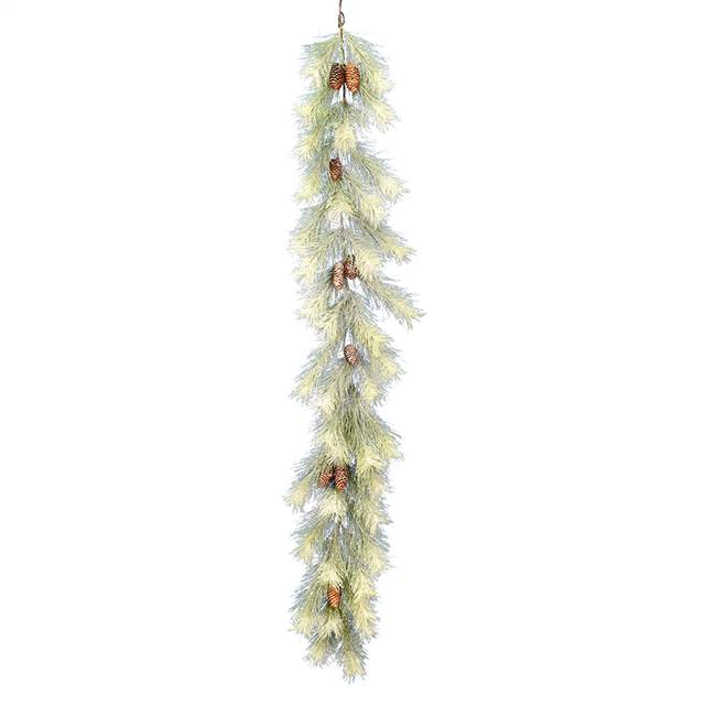 6' x 14" Norfolk Frosted Pine Garland