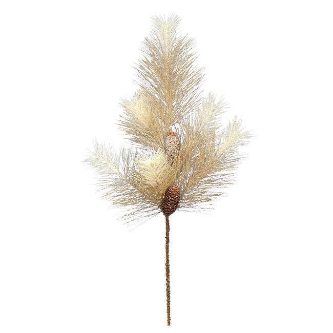 30" Frstd Japanese White Pine Spray 2/Pk