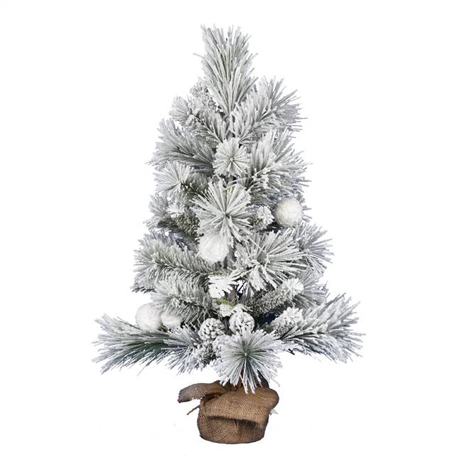 36" Frosted Beacon Pine Tree 82Tips
