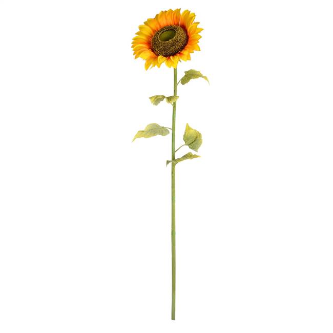 56" Yellow Sunflower Stem