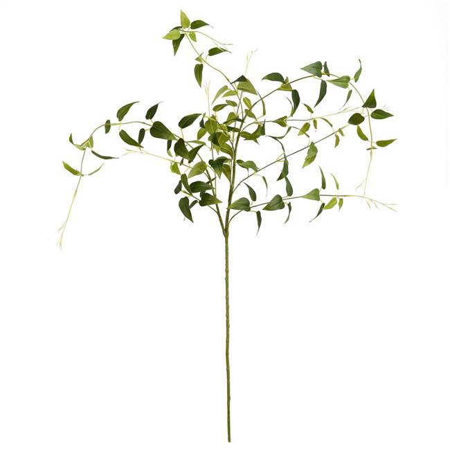 43" Green Clematis Leaves Spray 3/Pk