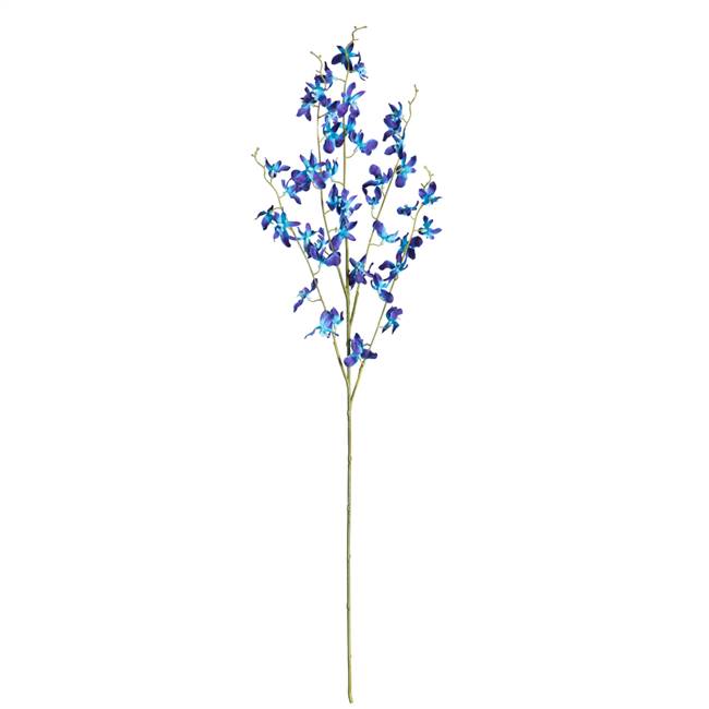 35" Mini Blue Dancing Orchid Spray 3/Pk