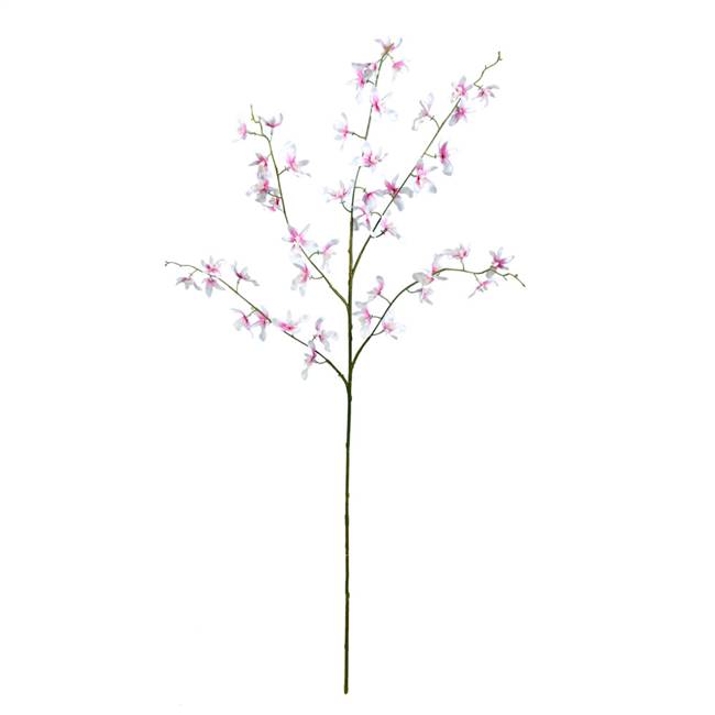 35" Mini Pink Dancing Orchid Spray 3/Pk