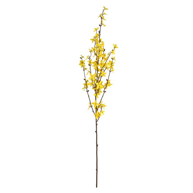 40" Yellow Cruciate Flower Spray (Pk/3)
