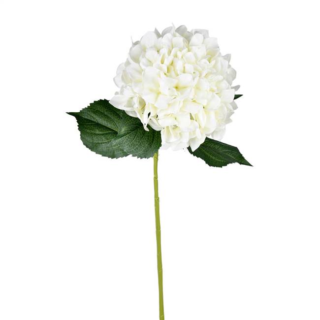 33" White Hydrangea Spray (2/pk)