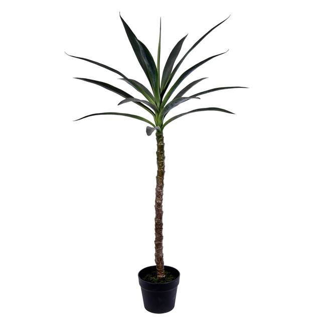 44" Green Potted Yucca Tree