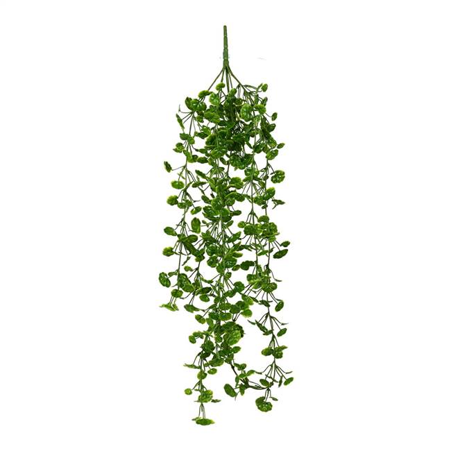 34" Green Begnia Leaf Hngng Bush 3/Pk UV