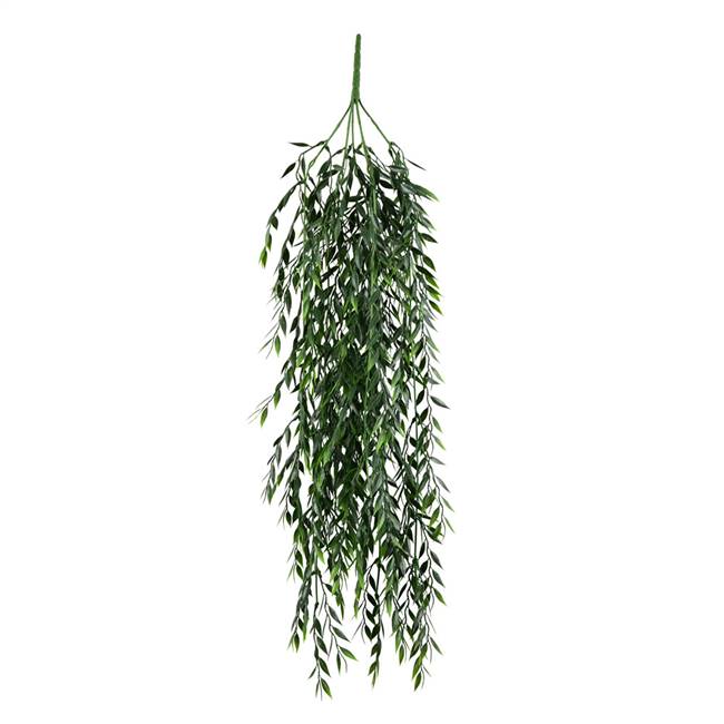 30" Green Salix Leaf Pk/2
