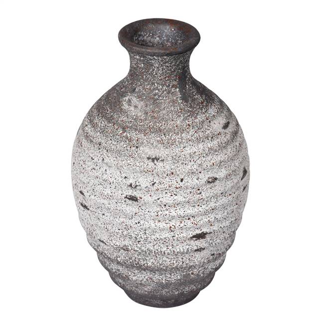 6.5" Gray Terracotta Vase