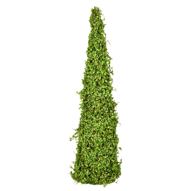 36'' Green Mini Leaves Cone