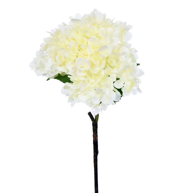 27" White Hydrangea Spray