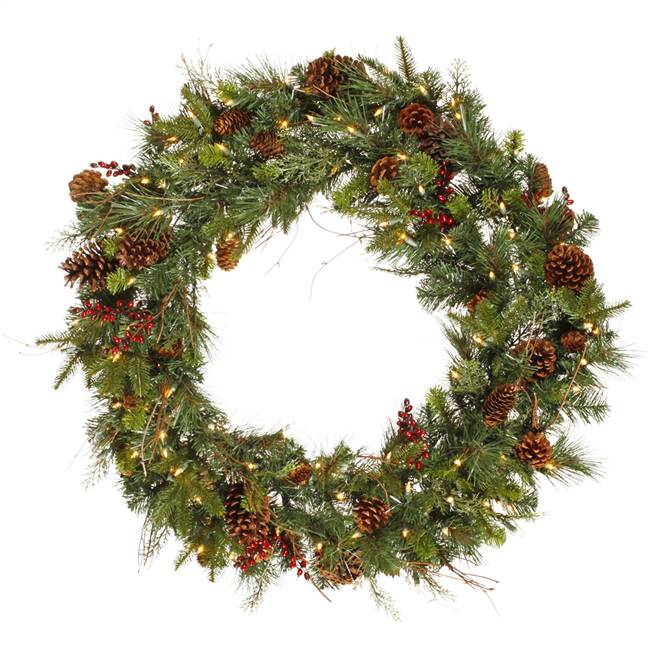 36" Cibola Mix Berry Wreath Dura 100CL