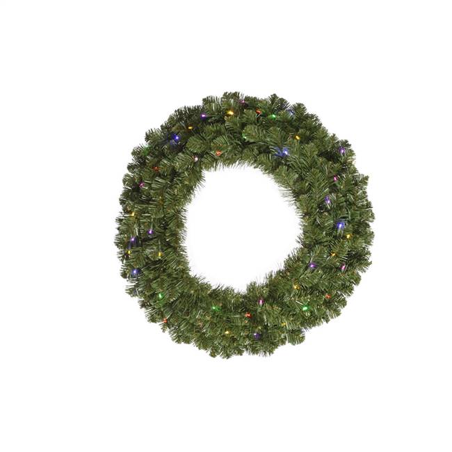 30" Grand Teton Wreath 50Multi LED
