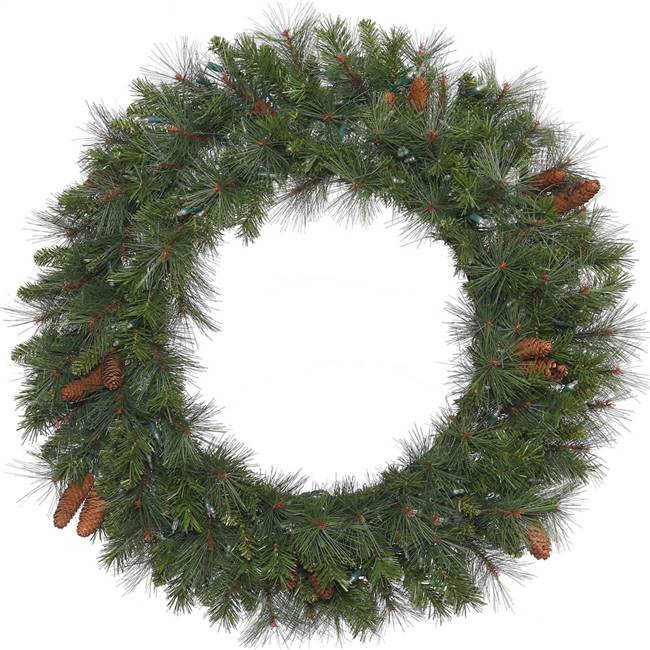 48" Savannah Mixed Pine Wreath 420T