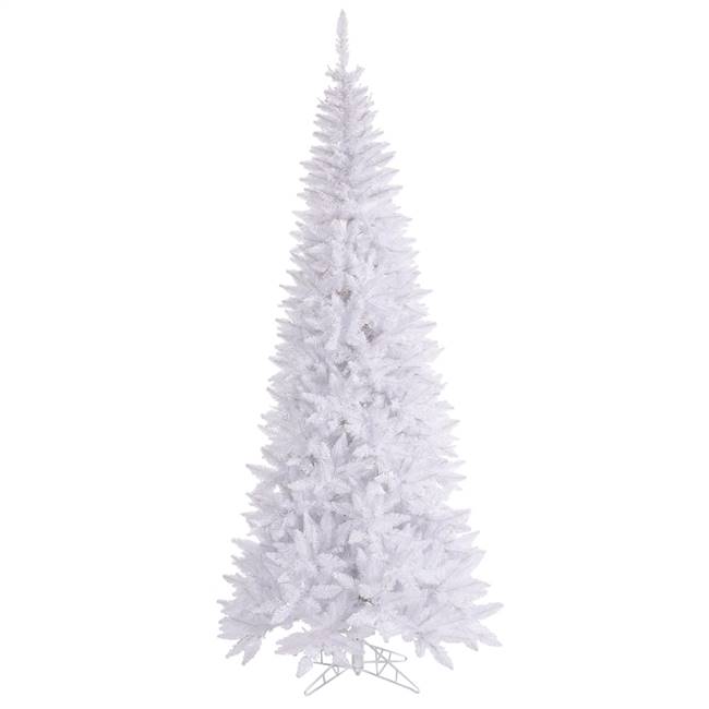 7.5'x40" White Slim Fir Tree 1238T