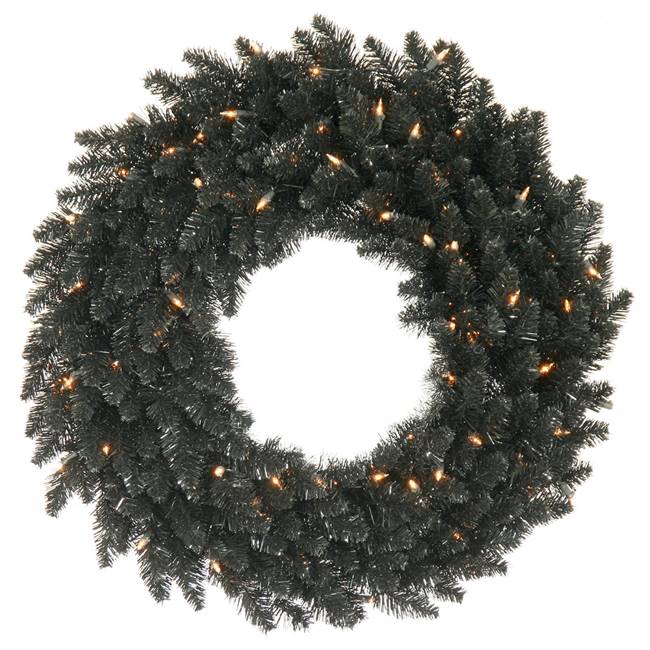 36" Black Fir Wreath DuraL 100CL 320T