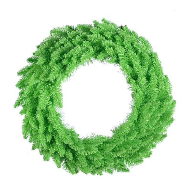36" Lime Wreath DuraL LED 100Lime 320T